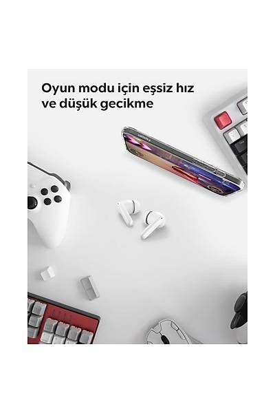 Spigen Audio SA-TW S10 Anc Kablosuz Tws Kulaklk Beyaz ASD07962