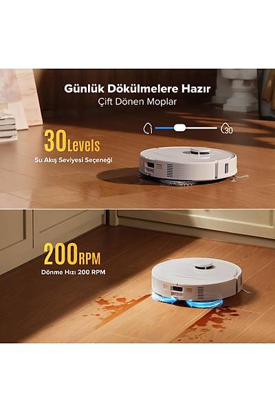 Roborock Qrevo L Pro Ak�ll� Robot S�p�rge Beyaz