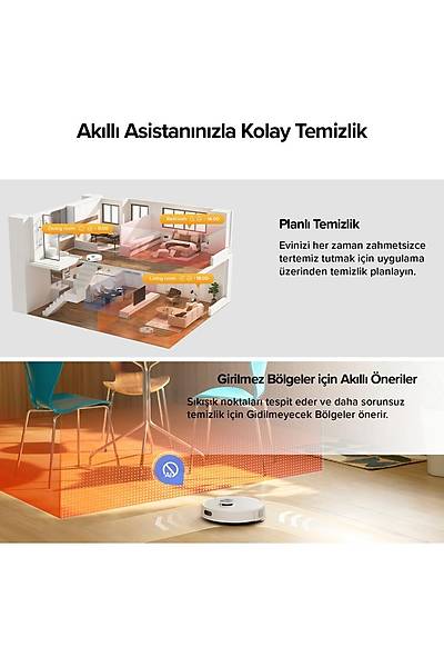 Roborock Vacuum Q8 Robot Sprge Beyaz