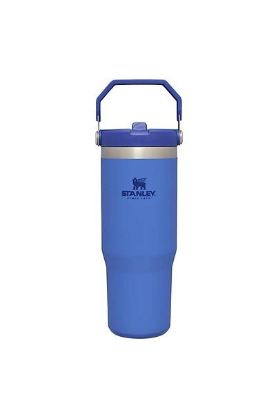 Stanley The IceFlow Flip Straw Tumbler Pipetli Termos Bardak 0,89 LT Koyu Mavi (Lupine) 1210001957459