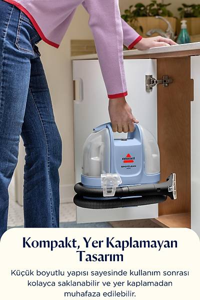 Bissell SpotClean Mini Hal? Koltuk Ykama ve Leke karma Makinesi