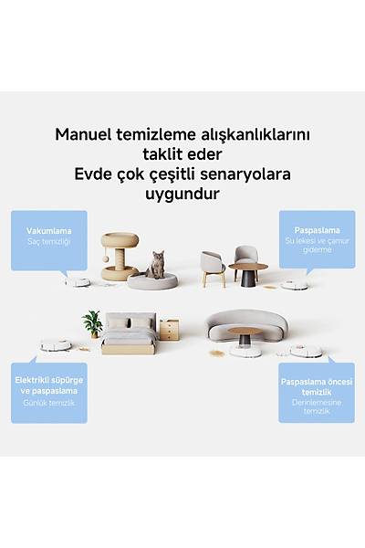 Xiaomi Robot Vacuum H40 Robot S�p�rge White