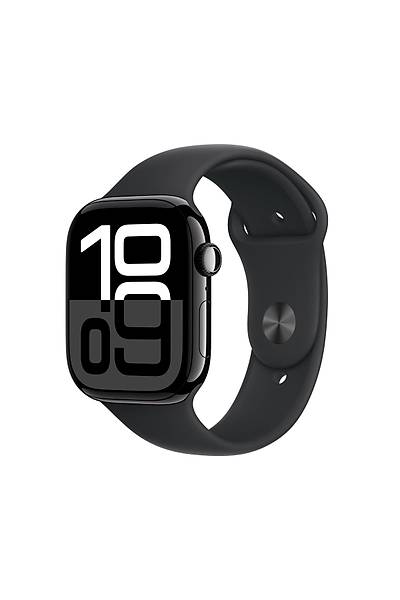 Apple Watch Series 10 Gps 42MM Jet Black Aluminium Case With Black Sport Band - S/M MWWE3TU/A