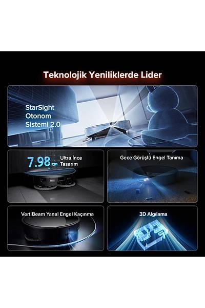 Roborock Saros 10R Smart Robot Vacuum Cleaner Black