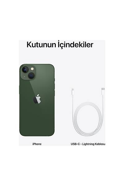 Apple iPhone 13 256 GB Green MNGL3TU/A (Apple TR Garantili )
