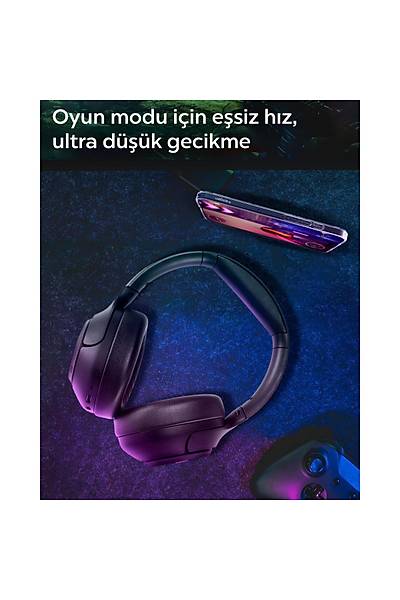 Spigen Audio SA-HP P10 Anc Kablosuz Kulakst Kulaklk Siyah ASD09691