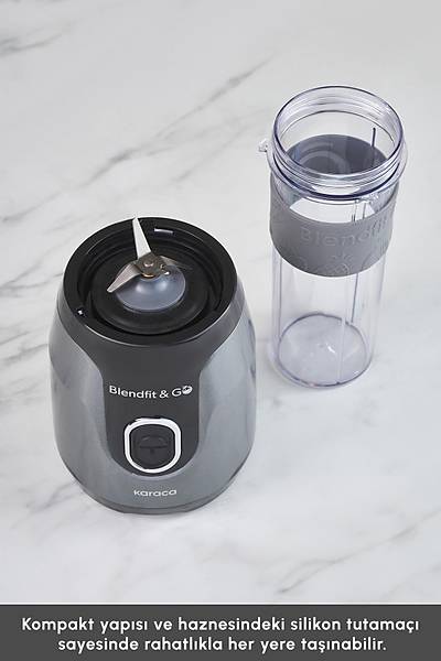 Karaca Blendfit Go Smoothie Blender Antrasit