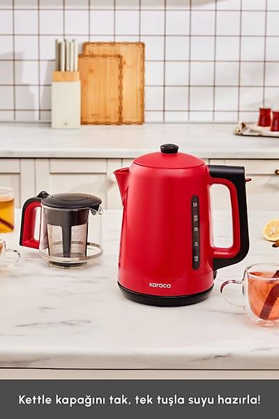 Karaca Mega Tea Xl �ay Makinesi K�rm�z�