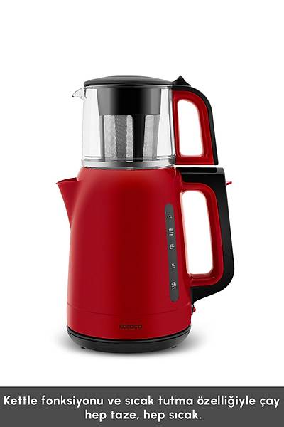 Karaca Mega Tea Xl �ay Makinesi K�rm�z�