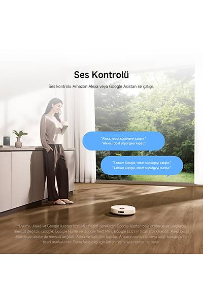 Xiaomi Robot Vacuum H40 Robot S�p�rge White