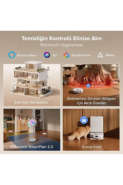 Roborock Qrevo L Pro Ak�ll� Robot S�p�rge Beyaz