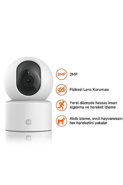 Xiaomi Smart Camera C201 Full HD 1080p Ak�ll� G�venlik Kameras� (Xiaomi T�rkiye Garantili)