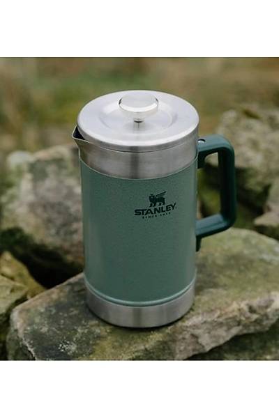 Stanley Klasik French Press Termos, Ye�il (Hammertone Green), 1.4 L - 6939236418225