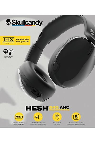 Skullcandy Hesh 540 Anc Kablosuz Kulakl�k Siyah S6HAW-T740