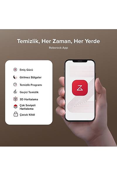 Roborock Vacuum Q8 Max Pro Plus Robot Sprge Beyaz