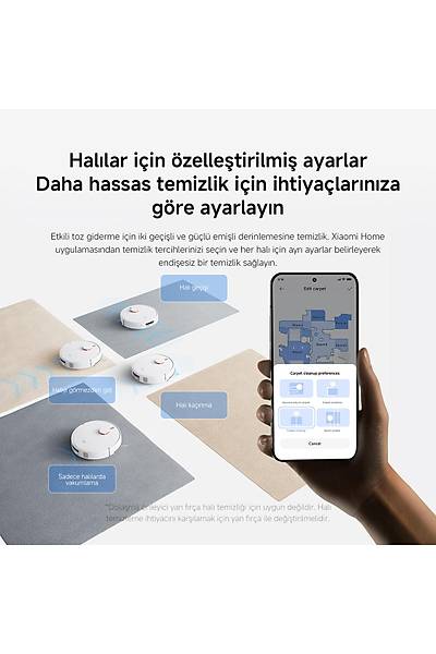 Xiaomi Robot Vacuum H40 Robot S�p�rge White