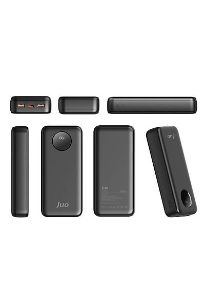 JUO 22,5W 20000mAh Powerbank Siyah