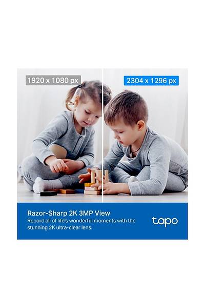 TP-Link Tapo TC71 2K Gece G�r��l� Wi-Fi Kamera