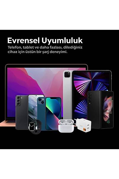 Spigen Essential Wall Charger 47W Usb-C Hzl arj Adaptr Beyaz-ACH08707