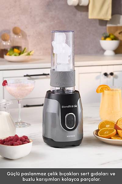 Karaca Blendfit Go Smoothie Blender Antrasit
