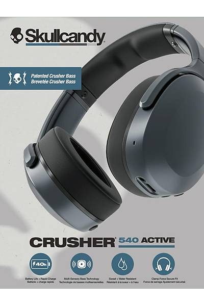 Skullcandy Crusher 540 Active Bluetooth Kulaklk Coal S6EVW-T992