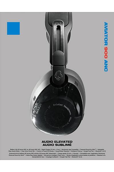 Skullcandy Aviator 900 Anc Kablosuz Kulakl�k Siyah S6AVW-T740