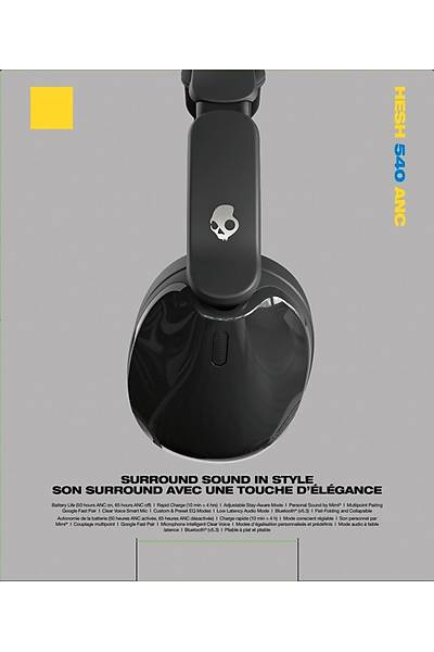 Skullcandy Hesh 540 Anc Kablosuz Kulakl�k Siyah S6HAW-T740