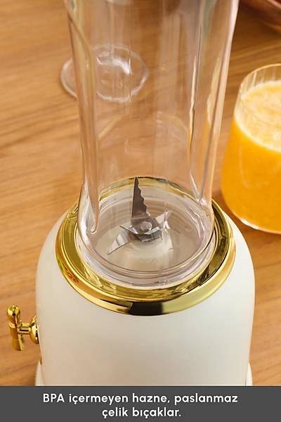 Karaca Retro Personal Ki�isel Smoothie Blender Cream