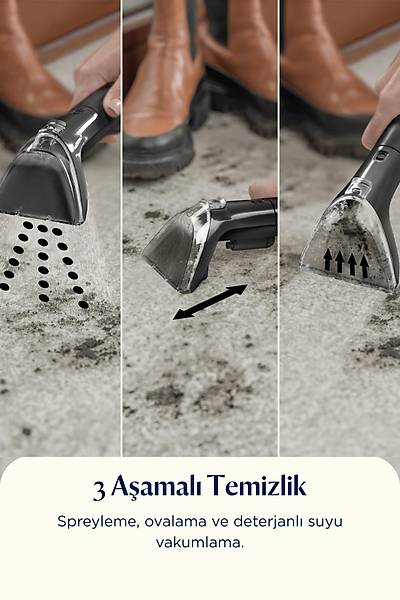 Bissell SpotClean Mini Hal? Koltuk Ykama ve Leke karma Makinesi