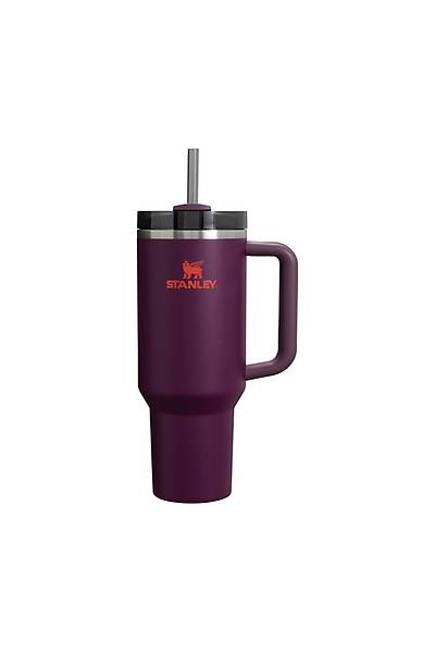 Stanley Quencher Pipetli Termos Bardak, M�rd�m (Plum), 1.18 Lt