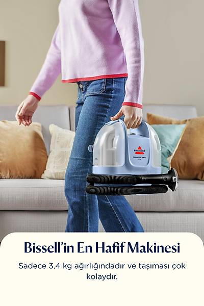 Bissell SpotClean Mini Hal? Koltuk Ykama ve Leke karma Makinesi