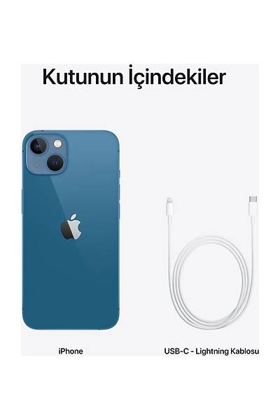 Apple iPhone 13 128 GB Mavi (Apple Türkiye Garantili)