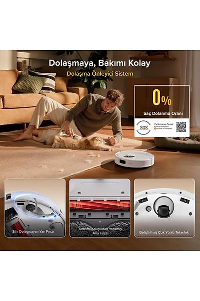 Roborock Qrevo L Pro Ak�ll� Robot S�p�rge Beyaz