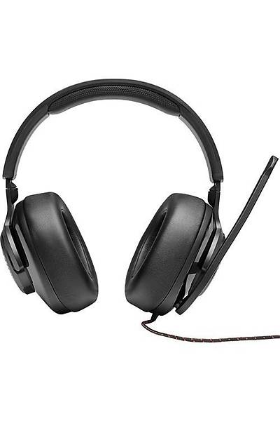 JBL Quantum 200 Mikrofonlu 3.5mm Gaming Kulak Üstü Kulaklýk Siyah