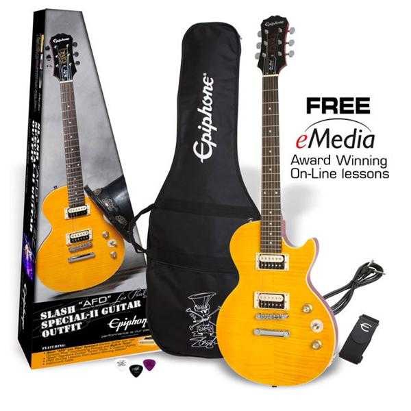 Epiphone Slash AFD Les Paul Special II Outfit Elektro Gitar Seti.