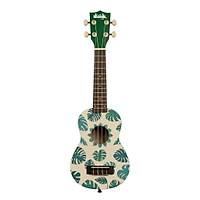 Kala Ukadelic Soprano Ukulele (Monstera)