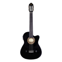 VALENCIA VC104THNCEBK ELEKTRO KLAS�K G�TAR, 4/4, S�YAH, SAP �EL�KL�, (THIN BODY)