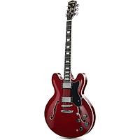 Donner DJP-1000 Semi-Hollow Elektro Gitar (K�rm�z�)