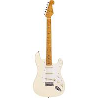 SX Stratocaster Elektro Gitar (Vintage White)