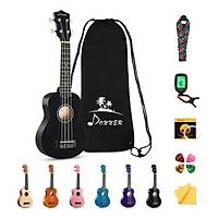Donner DUS-10N Soprano Ukulele Seti (Siyah)