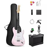 Donner DST-80 ST Elektro Gitar Seti (Pembe)