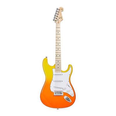 SX SEM1 Elektro Gitar (Burning Fire)