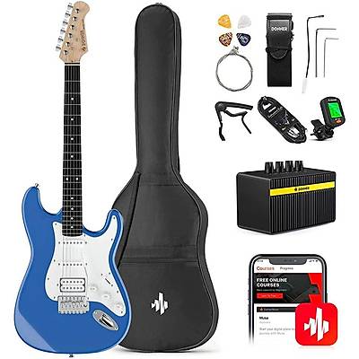Donner DST-100 Elektro Gitar (Sapphire Blue)