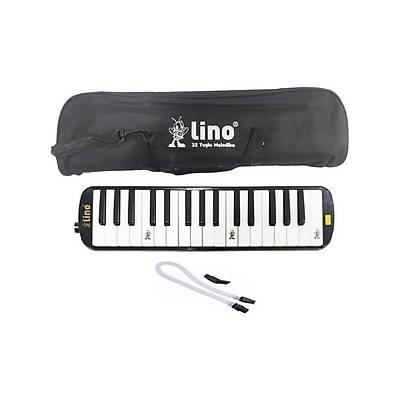  Lino 32 Tuşlu Melodika Bez Çantalı Siyah Renk 