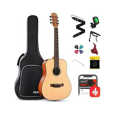 Donner DAG-1 Akustik Gitar Seti (Natural)
