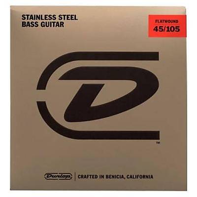 Jim Dunlop Flat Wound 4 Telli Bas Gitar Teli (45-105)