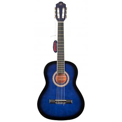 BARCELONA LC 3600 BB 3/4 Junior Mavi Siyah Klasik Gitar Hediyeli