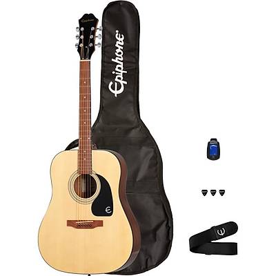 Epiphone DR-100 Songmaker Akustik Gitar Seti (Natural)
