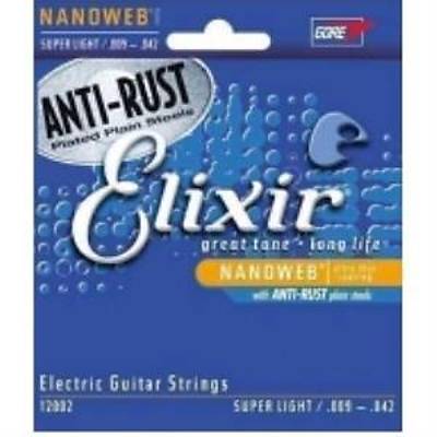 Elixir 12002 Nanoweb Super Light Elektro Gitar Teli (9-42)