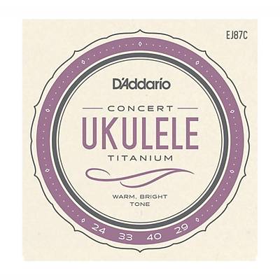 D'Addario EJ87C  CONCERT UKULELE TEL SETİ / PENA HEDİYELİ